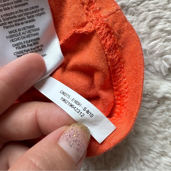 Carhartt |  Exotic Orange Heather Short-Sleeve Pocket T-Shirt | Size Small - Picture 7 of 9